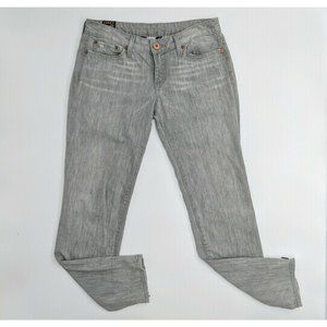 Lucky Brand Women's Jeans Lola Gray With Ankle Zipper 29/8  ALL MEASUREMENTS